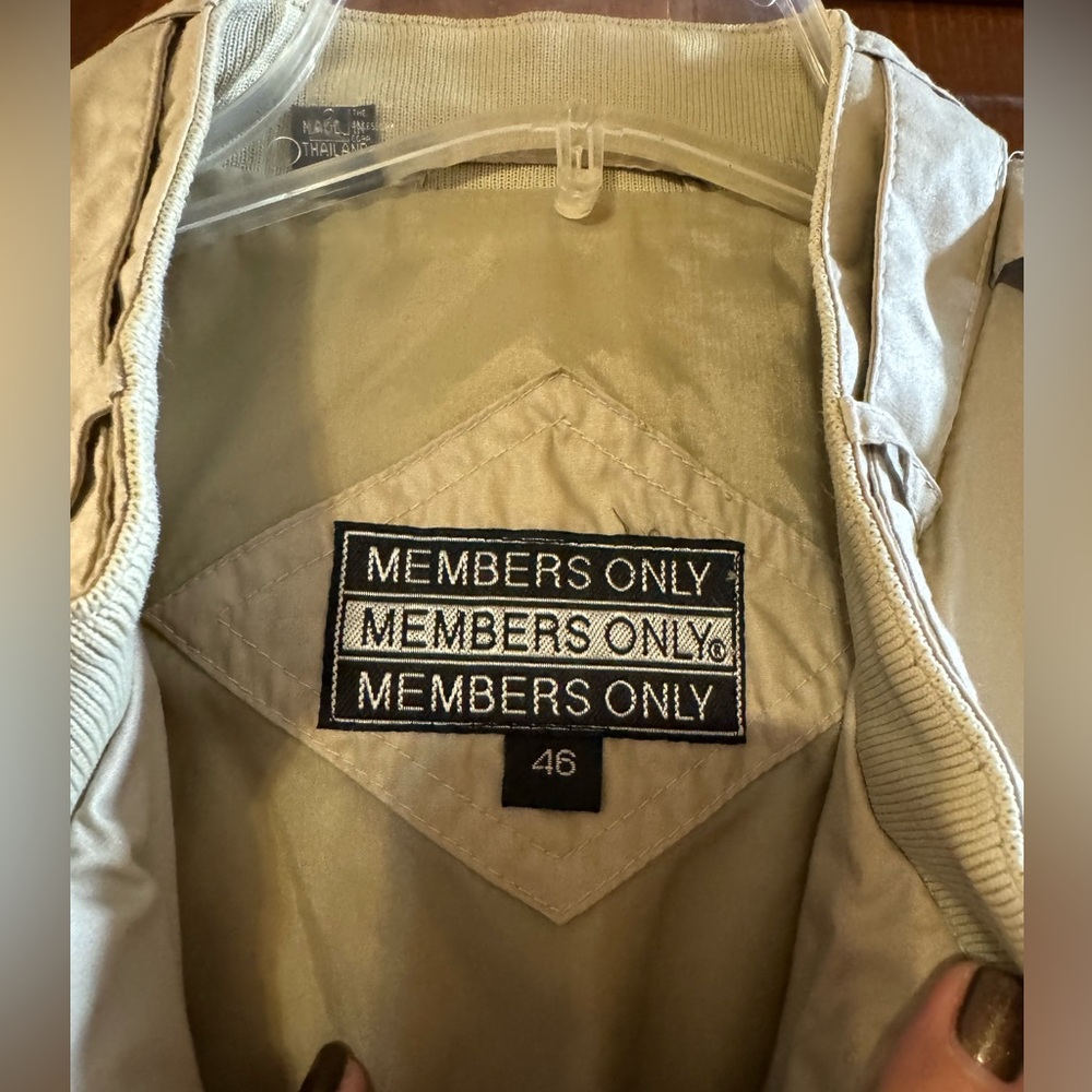 Vintage Members Only men’s jacket size 46 large - Picture 2 of 4